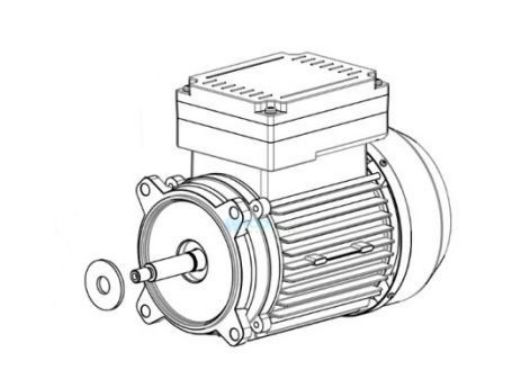 Hayward TEFC Threaded Motor 1HP 115/230 | SPX2607Z1MTG
