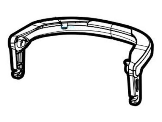 Hayward Cyclone Handle Assembly 600 | Blue | RCX361300234