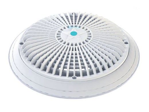 AquaStar 10" Round Star Sumpless Suction Outlet Cover with Universal Adapter Kit for Vinyl | A10RCFR101-V
