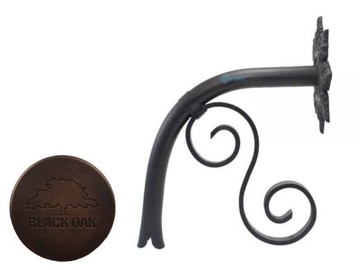 Black Oak Foundry Large Droop Spout with Normandy | Distressed Copper Finish | S7783-DC | S7835-DC