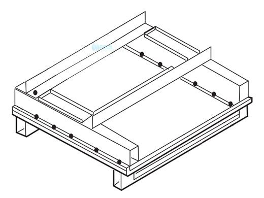 Pentair Non-Combustible Base-Tile Support Assembly | 10602309