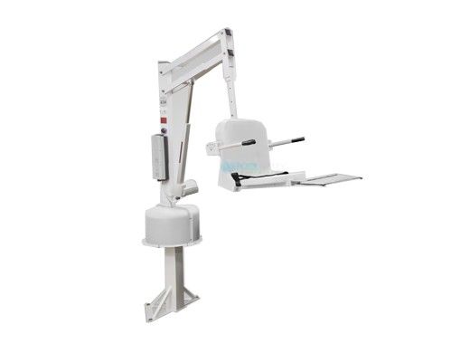 Aqua Creek Spa Lift Elite | No Anchor | White Powder Coat with White Seat | F-006SLE-W