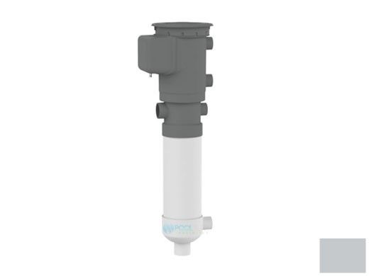 AquaStar ZarStar Drain/Vacuum Pre-Filter with Auto Fill, Large Basket, Filter Bag, Adjustable Collar and Lid | Light Gray | SKZ111103