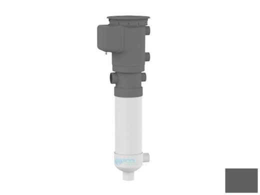 AquaStar ZarStar Drain/Vacuum Pre-Filter with Auto Fill, Large Basket, Filter Bag, Adjustable Collar and Lid | Dark Gray | SKZ111105