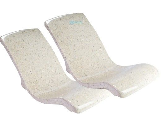 SR Smith Destination Series In-Pool Rocking Lounge Chair | Set of 2 | Seashell | DS-2-61-2PK
