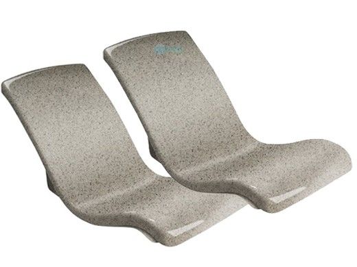 SR Smith Destination Series In-Pool Rocking Lounge Chair | Set of 2 | Pebble | DS-2-55-2PK