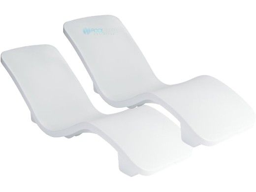 SR Smith R-Series Rotomolded In-Pool Lounger | Set of 2 | White | RS-1-2-2PK