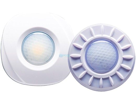 S.R.Smith Mod-Lite MultiWhite PowerPass Wireless Underwater Pool Light Kit | Includes Mod-Lite 7W RGB LED Light and Mod-Lite 9W MultiWhite LED Lamp Module | 150' Cord 12V | MLED-CMW-150