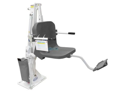Aqua Creek Admiral Pool Lift | White with Gray Seat | F-ADMRL-G