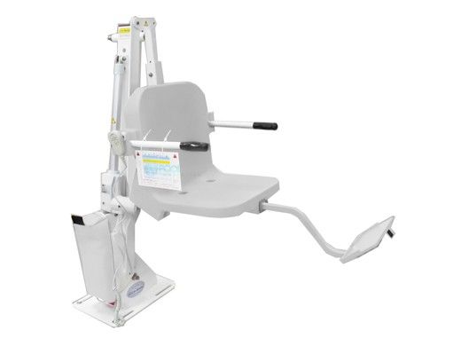 Aqua Creek Admiral Pool Lift | White with White Seat | F-ADMRL-W