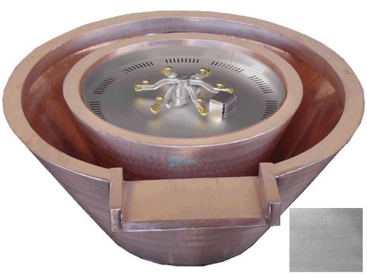 Bobe Artisan Series + Fire Bowl | Manual Ignition Propane Gas | 32" X 12" | Stainless Steel | RSPPMFRA-32-LP