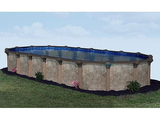 Coronado 10' x 15' Oval Above Ground Pool | Basic Package 54" Wall | 182194