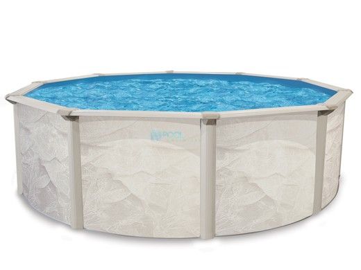 Echo 21' Round Above Ground Pool with Standard Package | 48" Wall | PPECH2148