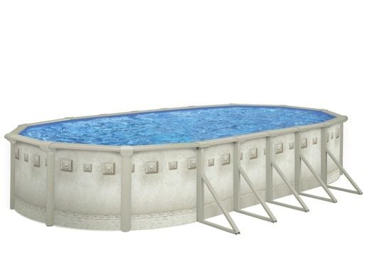 Millenium 12' x 24' Oval Above Ground Pool with Standard Package | 52" Wall | PPMIL122452