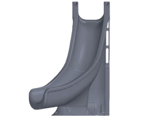 Global Pool Products Tidal Wave Slide | Right Turn | Gray | GPPSTW-GREY-R