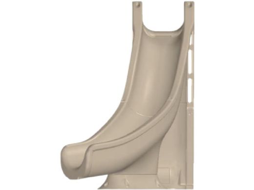 Global Pool Products Tidal Wave Slide | Right Turn | Sandstone | GPPSTW-SAND-R