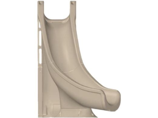 Global Pool Products Tidal Wave Slide | Left Turn | Sandstone | GPPSTW-SAND-L