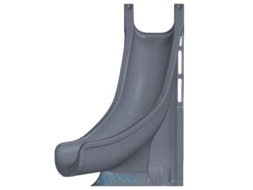 Global Pool Products Tidal Wave Slide with LED Light | Right Turn | Gray | GPPSTW-GREY-R-LED
