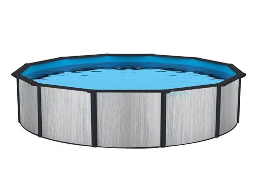 Savannah 18' Round 52" Resin Above Ground Pool with 8" Top Rails | NB19821