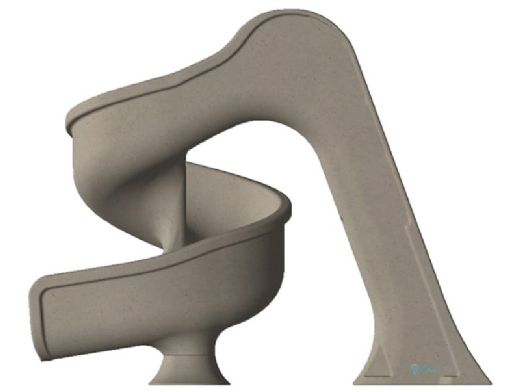 Global Pool Products Tsunami Swimming Pool Slide | Sandstone | GPPSTS-SAND