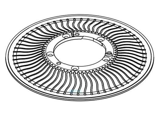 Paramount SDX High Flow Safety Drain Support with Gasket for Vinyl and Fiberglass | 005-252-2061-00