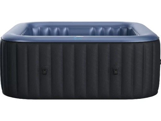 MSpa Comfort Series Tekapo Inflatable Square Bubble Spa | Metallic Blue Liner | 6-Person | D-TE06 C-TE062