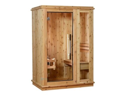 Almost Heaven Saunas Logan 1-Person Sauna | Rustic Fir | AHLGN1PNS