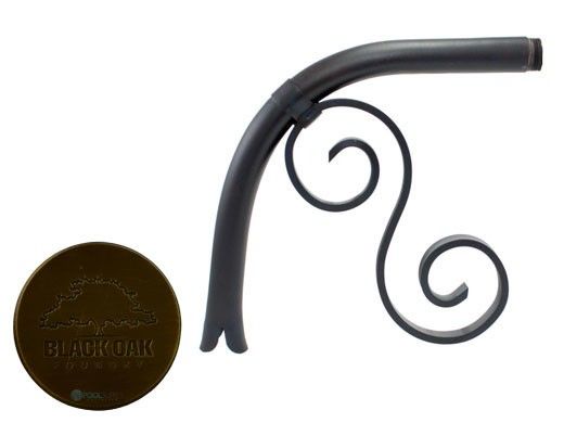 Black Oak Foundry Large Droop Spout | Antique Brass / Bronze Finish | S7700-AB | S7742-AB