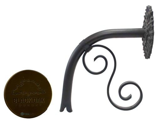 Black Oak Foundry Large Droop Spout with Versailles | Antique Brass / Bronze Finish | S7785-AB | S7790-AB