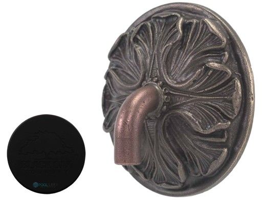 Black Oak Foundry Hibiscus Spout | Almost Black Finish | S87-A-BLK