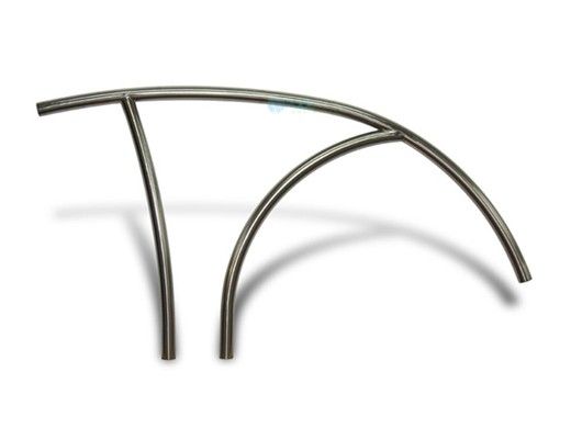SR Smith Artisan Series Deck-Mounted Stair Rail | .065 Thickness 1.90" OD | Powder Coated Coppervein | ART-1004-CV