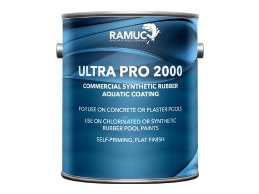 Ramuc Ultra Pro 2000 Synthetic Rubber-Based Pool Paint | 1-Gallon | Dawn Blue | 972232801