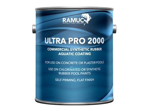 Ramuc Ultra Pro 2000 Synthetic Rubber-Based Pool Paint | 5-Gallon Pail | Dawn Blue | 972232805