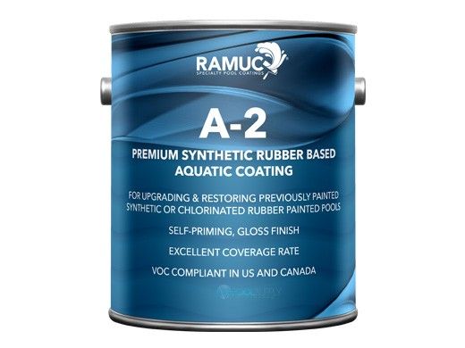Ramuc A-2 Premium Rubber-Based Paint | 5-Gallon Pail | Monument Gray | 2962236205
