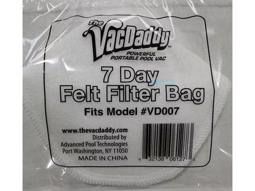 The VacDaddy 7-Day Felt Filter Bag | VD004