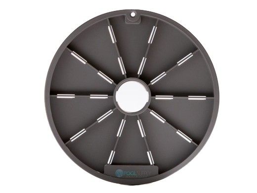 Magic Plastics QwikLED Plaster Adapter for 1.5" LED Pool & Spa Light Retrofit | Dark Gray | 0910-PL-DG
