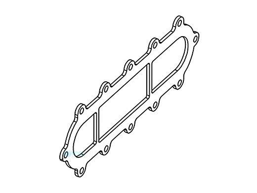 Lochinvar NON ASME Gasket Header | 100290348