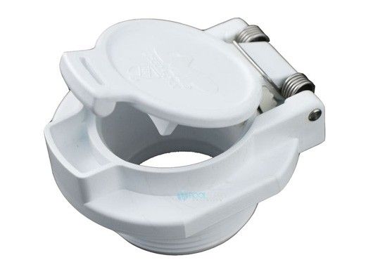 Super Pro 1.5" MPT Vac Lock Safety Fitting | White | 25505-000-000