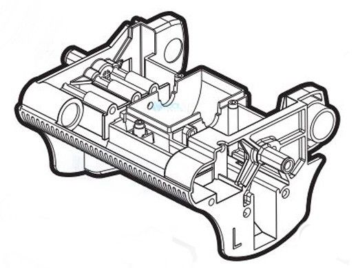 Hayward AquaNaut 4-Wheel Lower Body | Metallic Black | PVXS0009-236