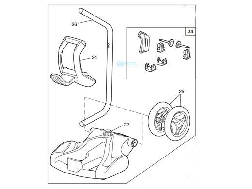 Zodiac Trolley Kit V | R0609100