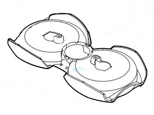 Zodiac MX8 Pool Cleaner Lower Body Housing | R0525700