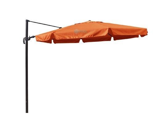 Victoria Cantilever with Valance Patio Umbrella | 13 ft Octagonal | Terra Cotta | NU6790B