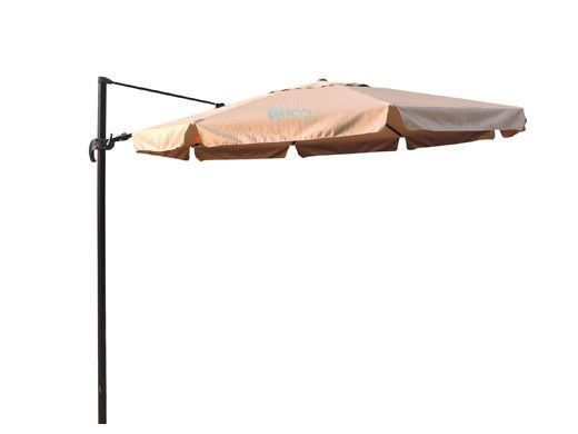 Victoria Cantilever with Valance Patio Umbrella | 13 ft Octagonal | Stone | NU6785B