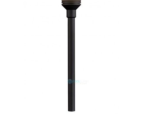 FX Luminaire 12" Aluminum Path Riser | 1LED Zone Dimming | Black | A-ZD-1LED-12RA-FB