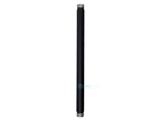 FX Luminaire DR DS  18" Aluminum Riser | 1/2" Male Threads 3/4" Diameter | Black | 18RFB