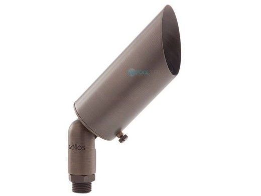 Sollos Accent Light Straight Bullet Fixture | 6.7" Natural Metal - Antique Brass | BSB067-AB 995532
