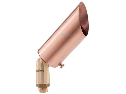 Sollos Accent Light Straight Bullet Fixture | 6.7" Natural Metal - Copper | BSB067-CU 995534