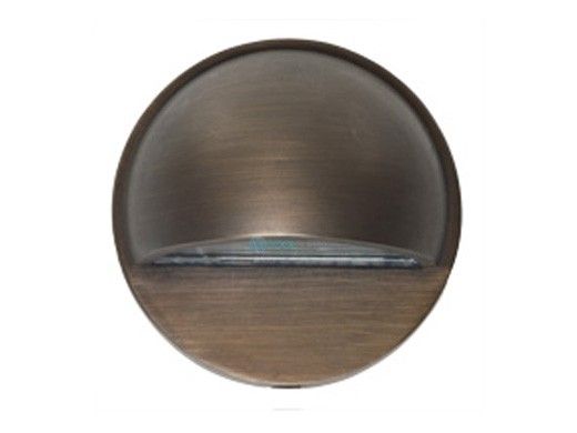 Sollos Deck Post LED Light Fixture | 3.3" Natural Metal - Antique Brass | DPL033-AB 997104