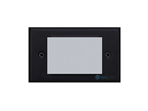 Sollos LED Step Light Fixture with Trim Faceplate | 4.8" Architectural Aluminum - Textured Black | SBT048-TB 942004