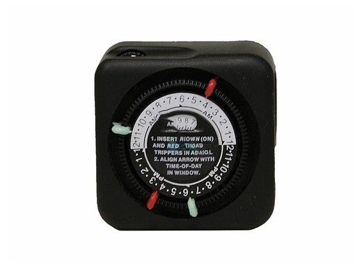 Sollos Analog Timer | Textured Black | TMA 998200